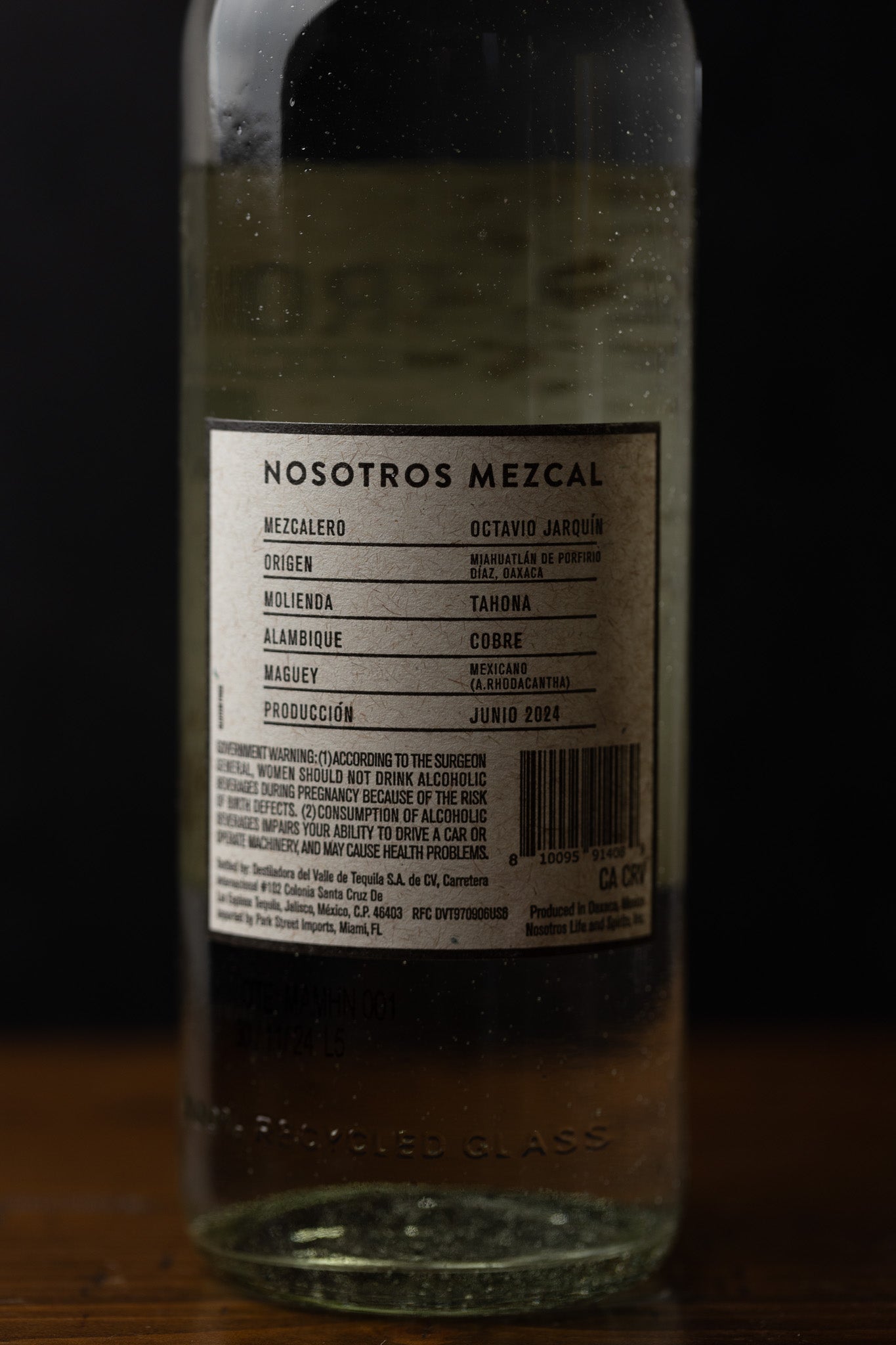 Nosotros Mezcal Mexicano 750mL - PRESALE -