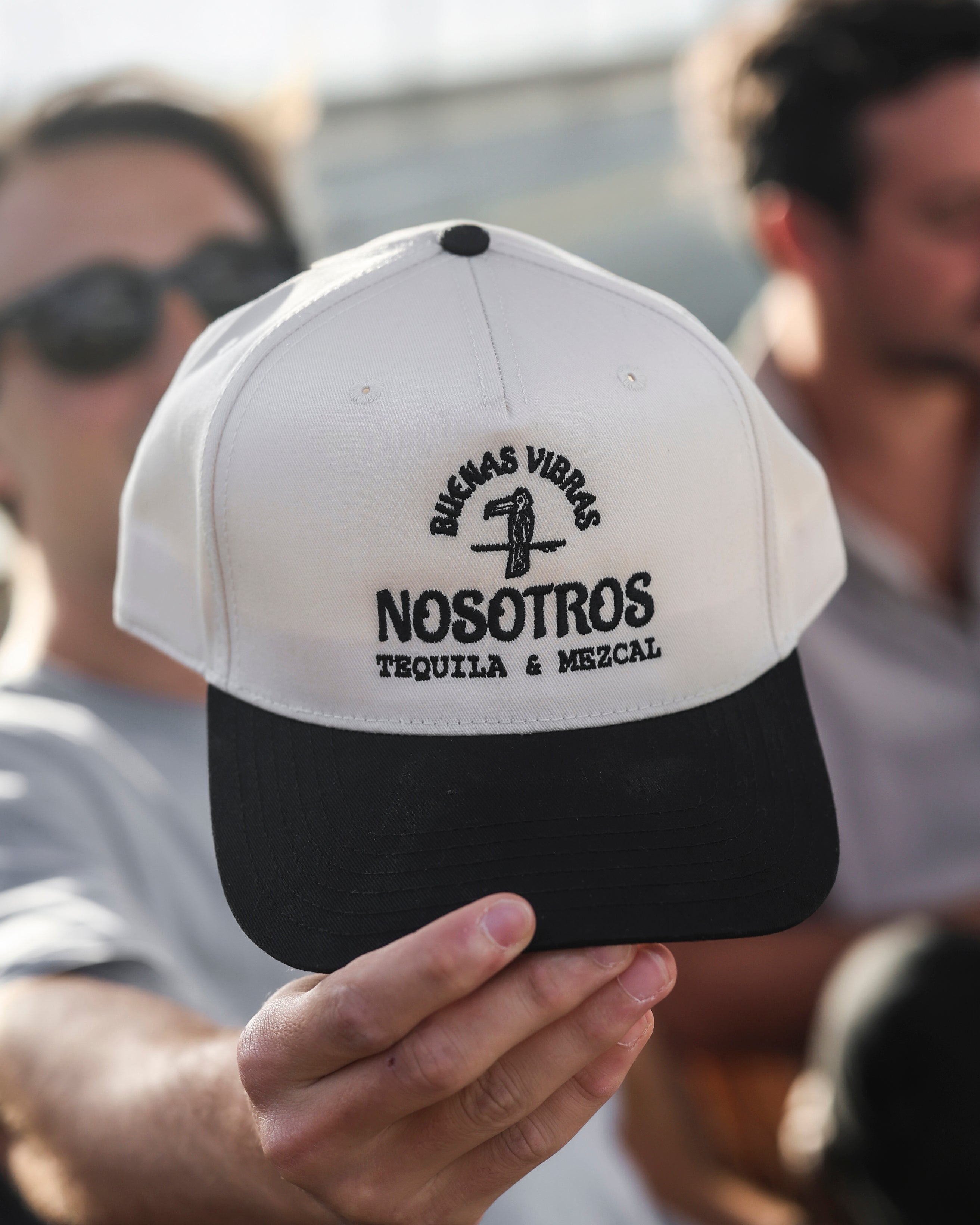 Nosotros Buenas Vibras 5 Panel Snapback Hat