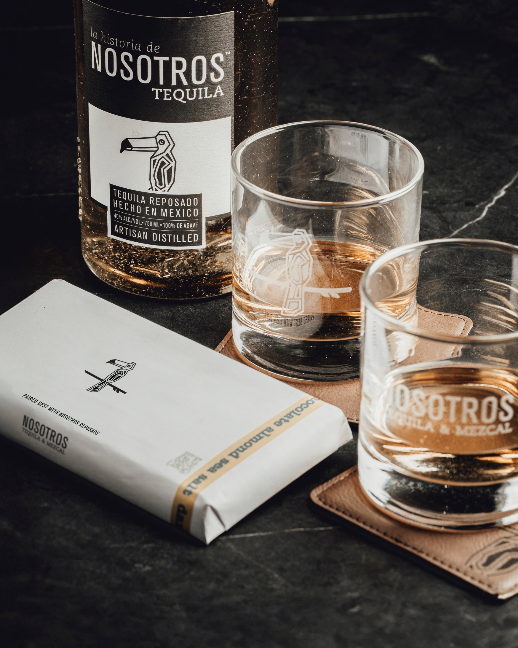 Nosotros Tequila Reposado Sipping Kit