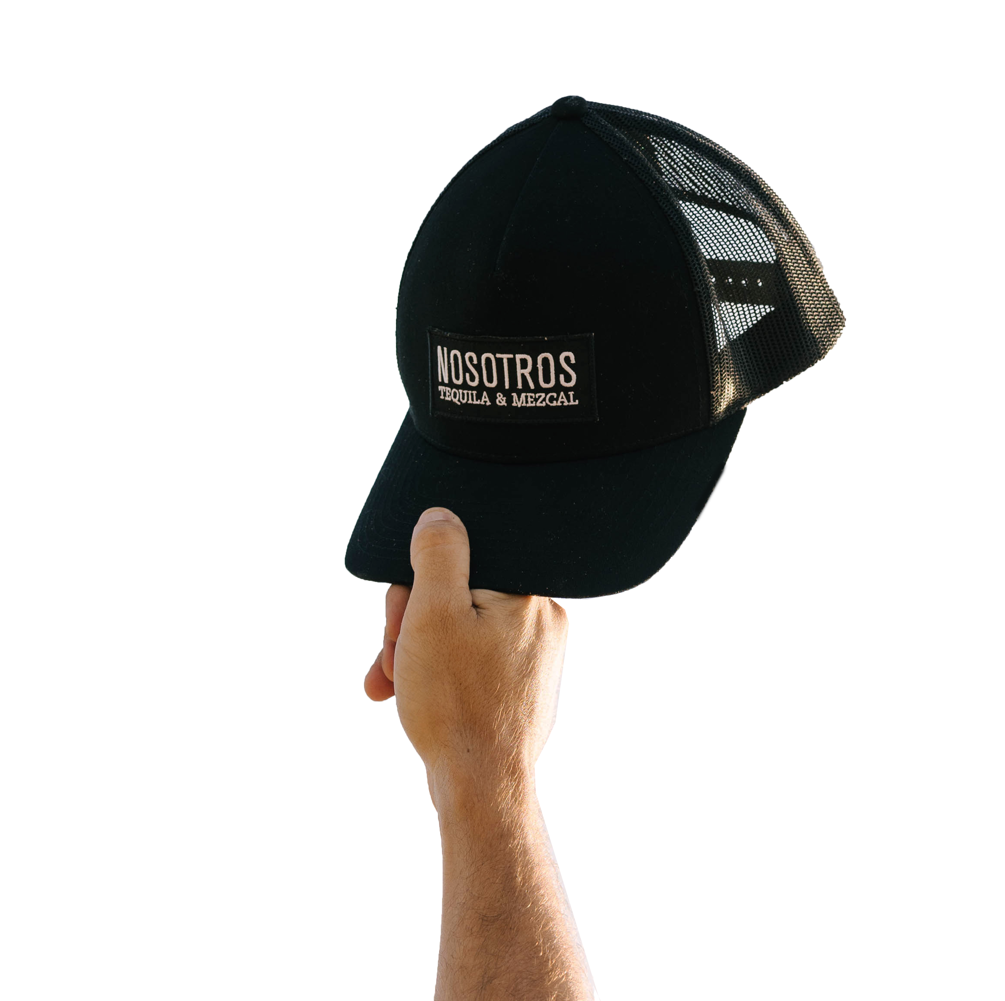 Nosotros Embroidered Patch Logo Trucker Hat